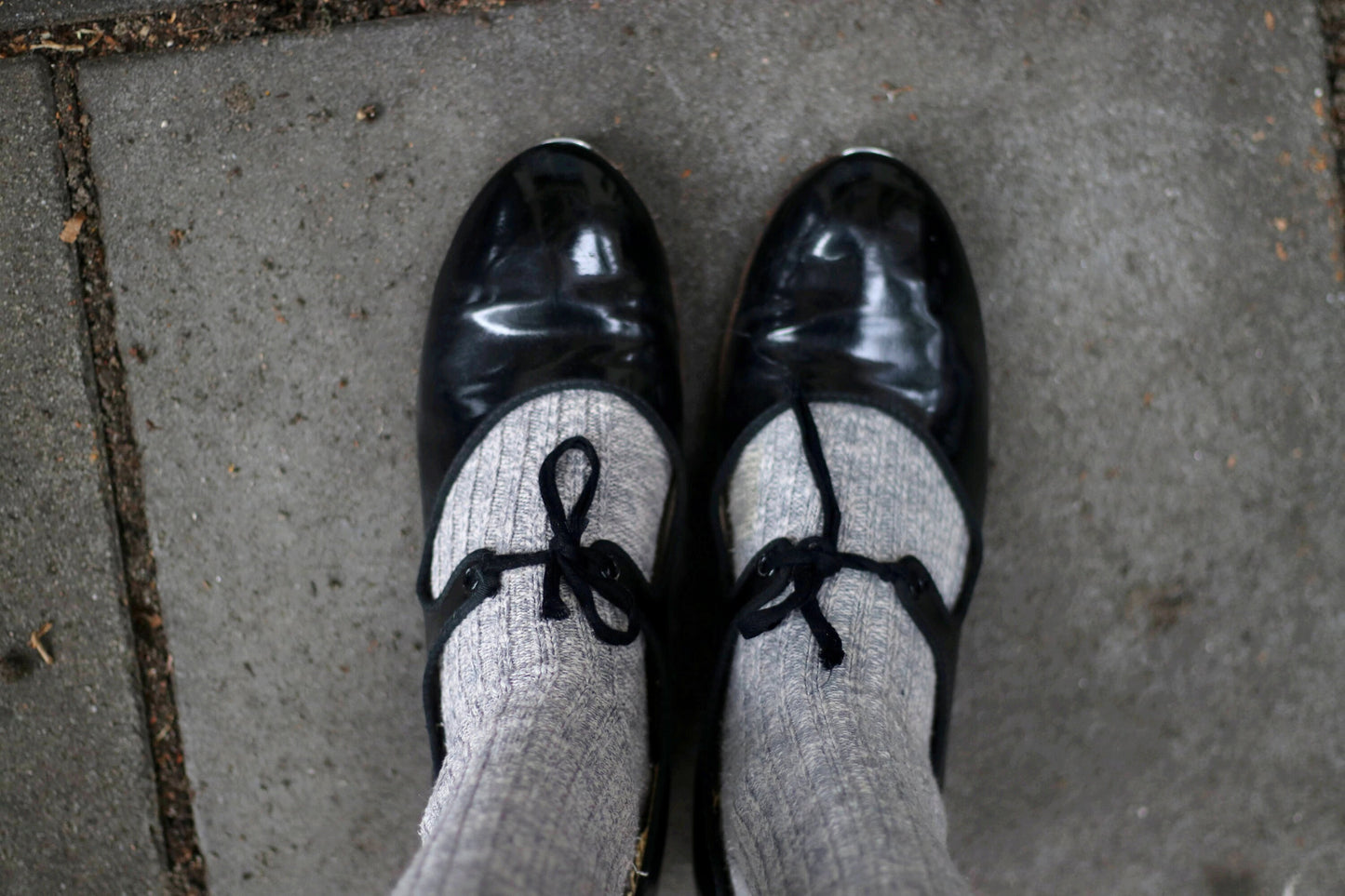 40s Capezio tapdancing shoes| Vintage Ballerinas in black | Minimalist feminine capsule wardrobe flats