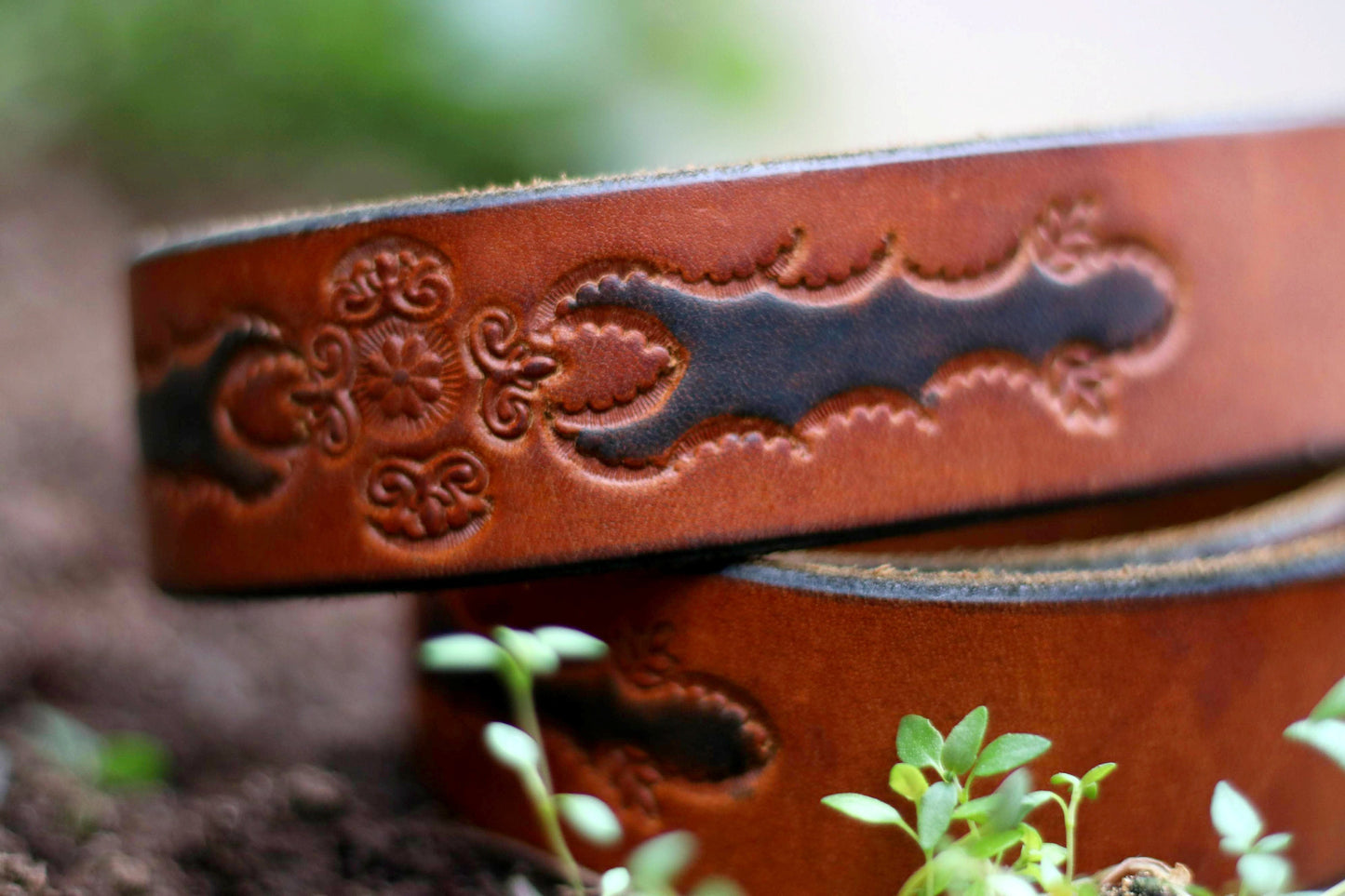 y2k Ed Hardy belt| Vintage Western Leather and Brass belt| Genuine Leather Cowboy Belt for Men| American Cowgirl Buckled Belt