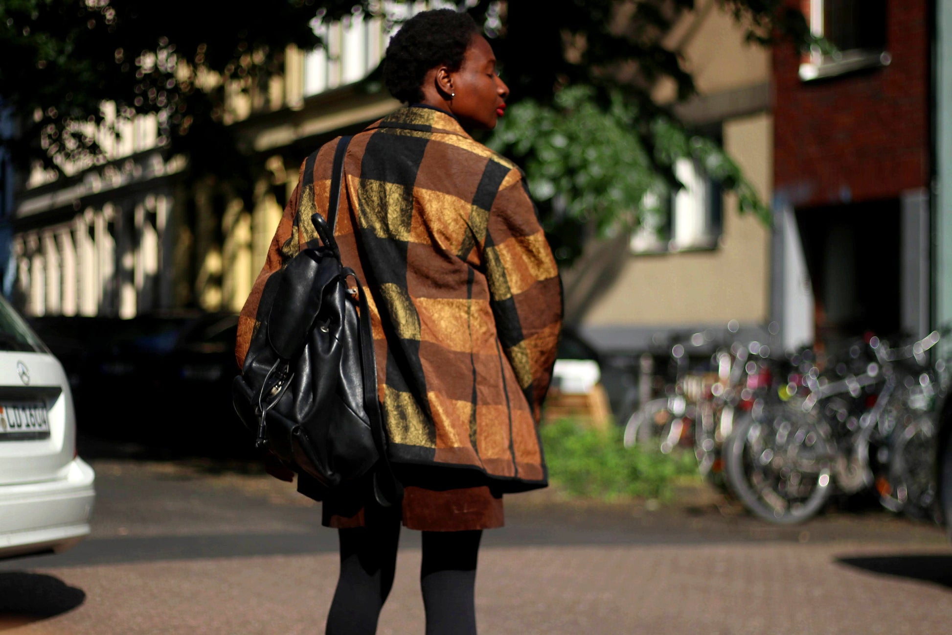 90s Patchwork Blazer| Vintage Frankwalder Brown Women's Blazer| Women's Hippy inspired Textured Lightweight Blazer