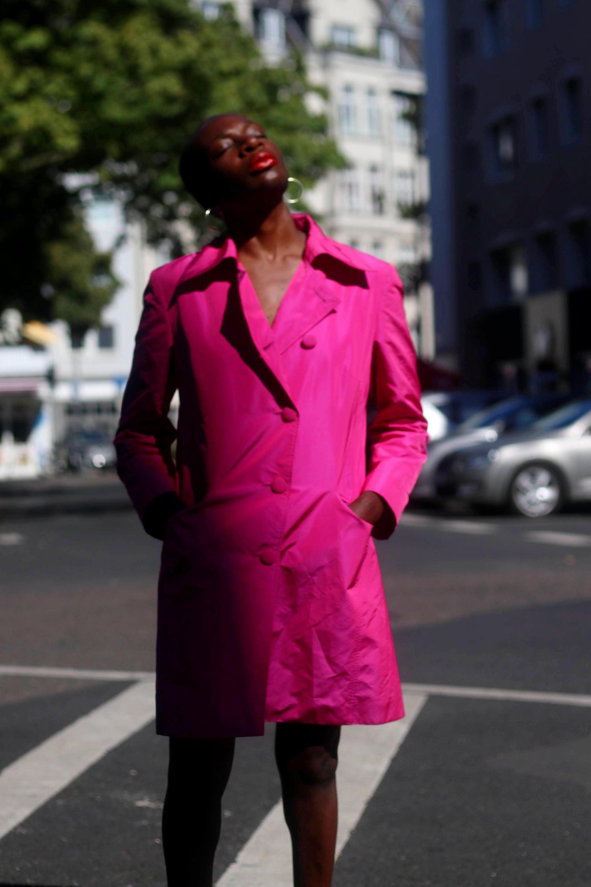 90s Marc Aurel Jacket| Women's Vintage Pink Dress| Lightweight Feminine Dress