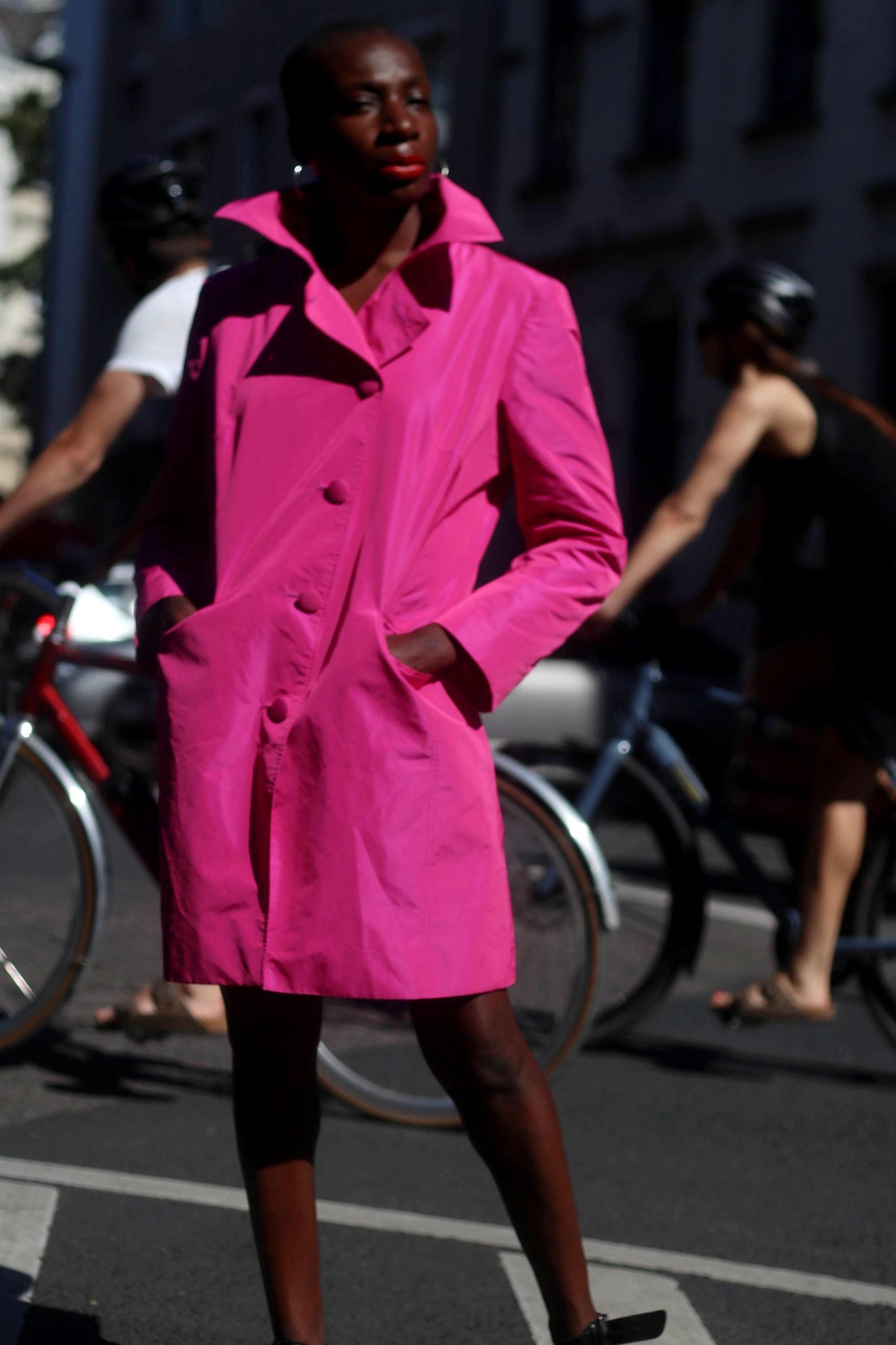 90s Marc Aurel Jacket| Women's Vintage Pink Dress| Lightweight Feminine Dress