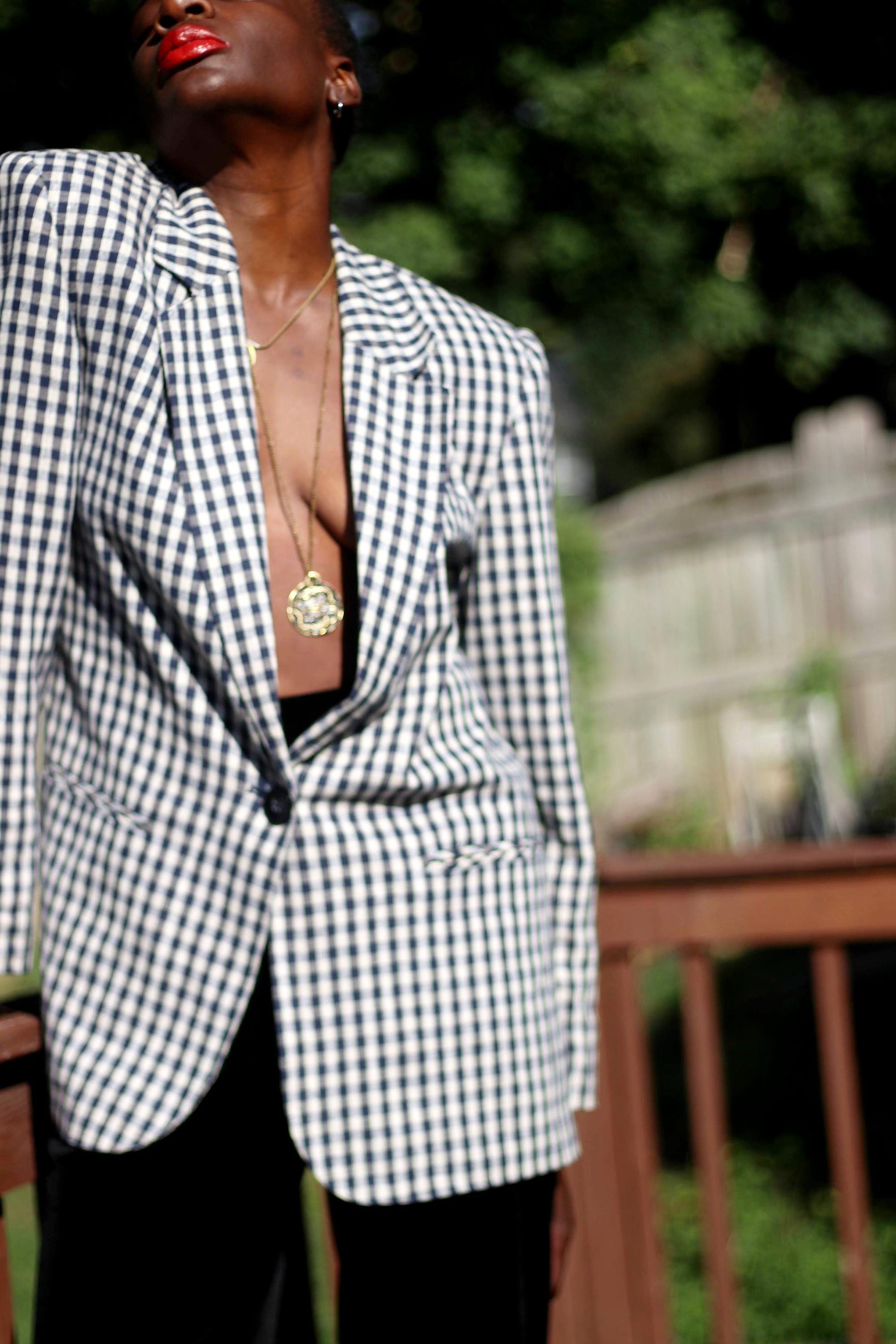 y2k Dressbarn Blazer| Vintage Women's Black and White Checkered Blazer | Business Casual Blazer