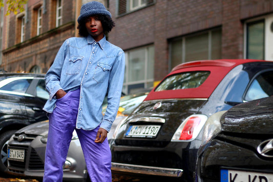 Vintage Levis Shirt| Unisex Blue Levis Buttoned Down