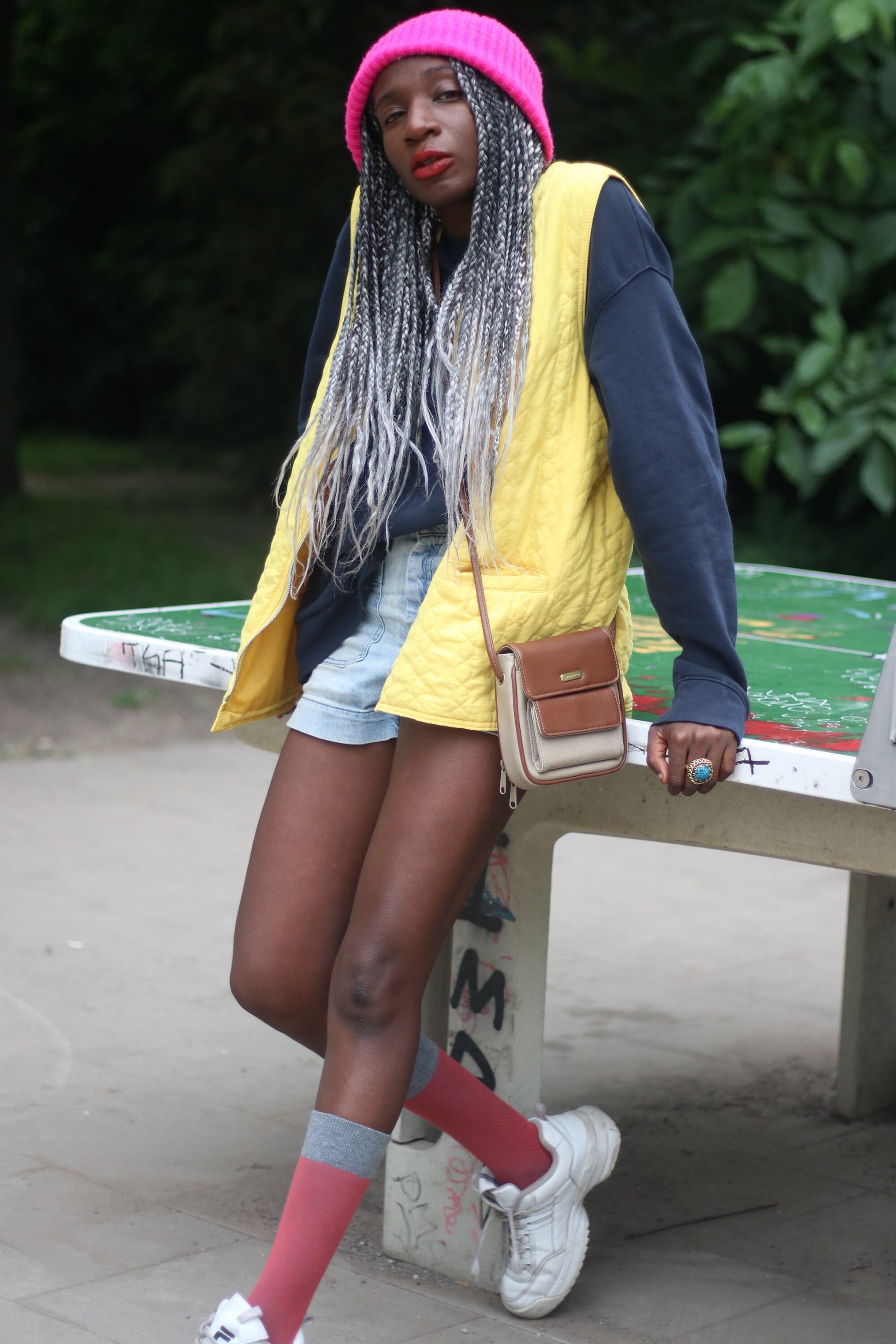 90s Liz Clairborne Mini Bag| Vintage Leather Brown Leather small Bag| Compact street style bag