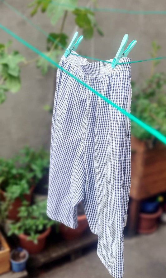 90s Checkered Summer Shorts | Vintage Black and White Shorts