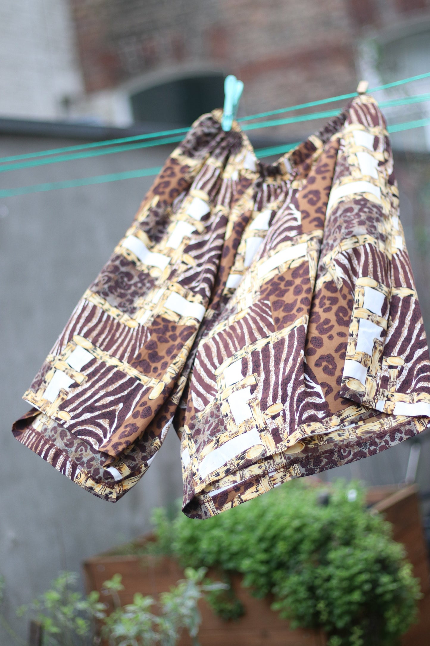 Vintage Animal Print Shorts |G. Sport collection shorts | Plus size Summer Shorts | 80s leo print design