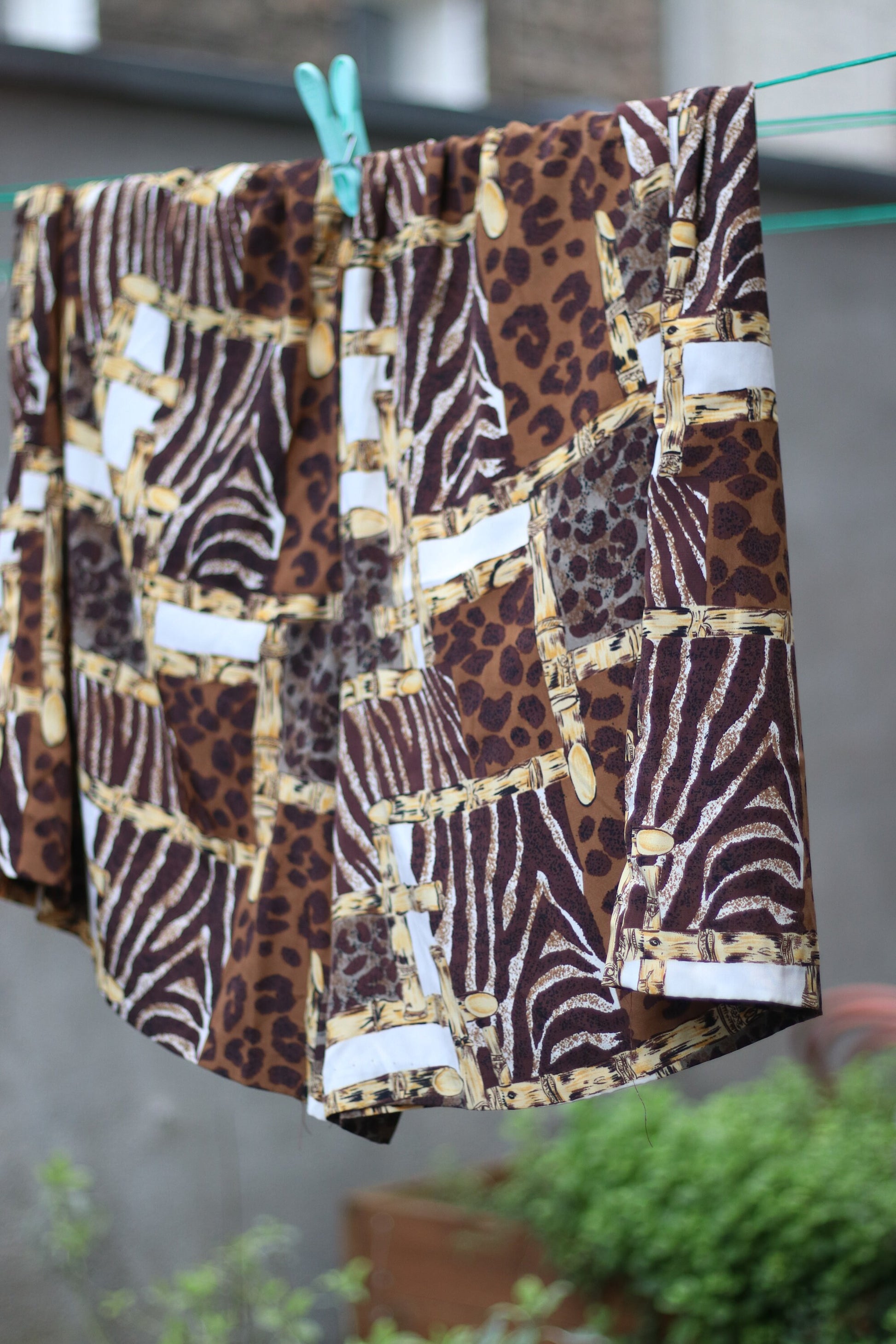 Vintage Animal Print Shorts |G. Sport collection shorts | Plus size Summer Shorts | 80s leo print design